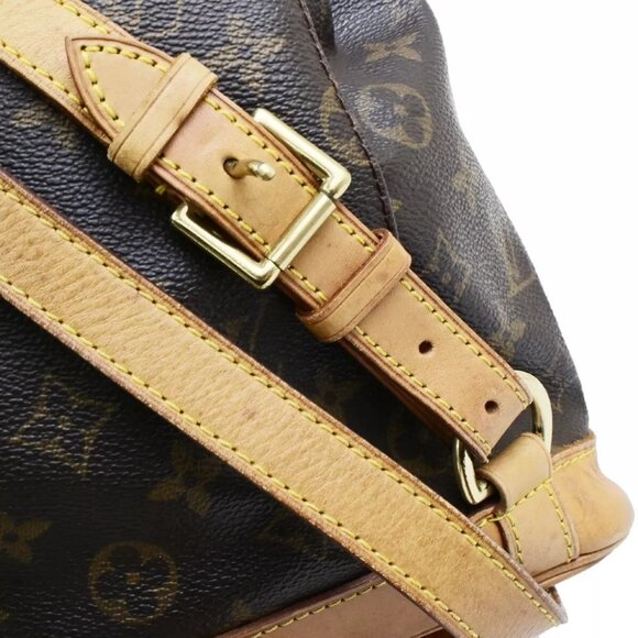 LOUIS VUITTON Montsouris MM Backpack Bag Monogram Leather Brown M51136 77ED313 main image 12
